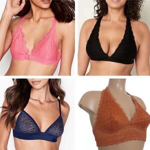 Four Victoria’s Secret / PINK Victoria’s Secret Bralette Bra Bundle in Sz Small